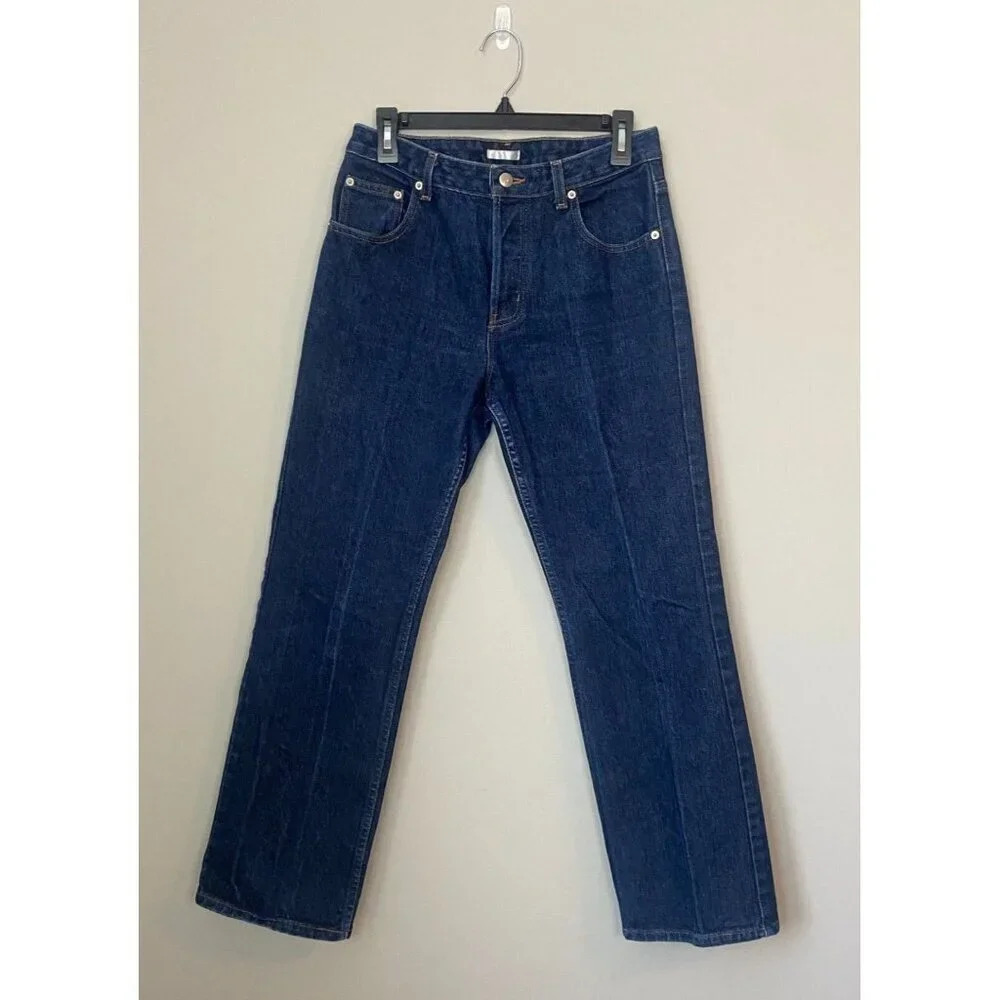 Halogen Dark Blue Straight Leg Jeans